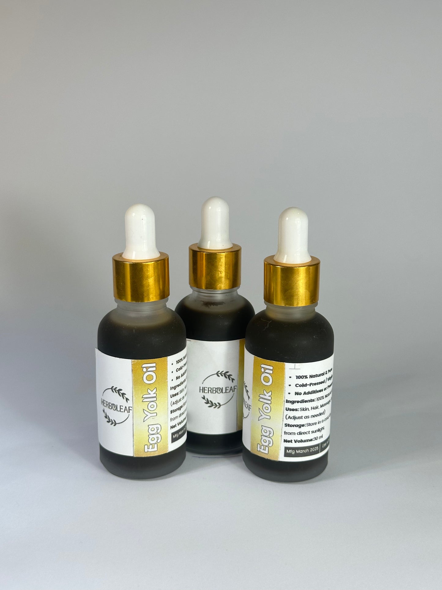 HERBOLEAF® Egg Yolk Oil – 100% Pure (30ml)